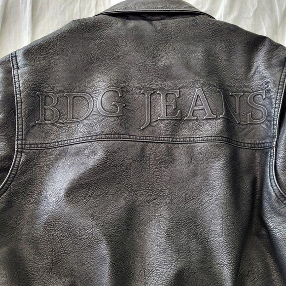 BDG Sean Faux Leather Harrington Jacket - Picture 6 of 7